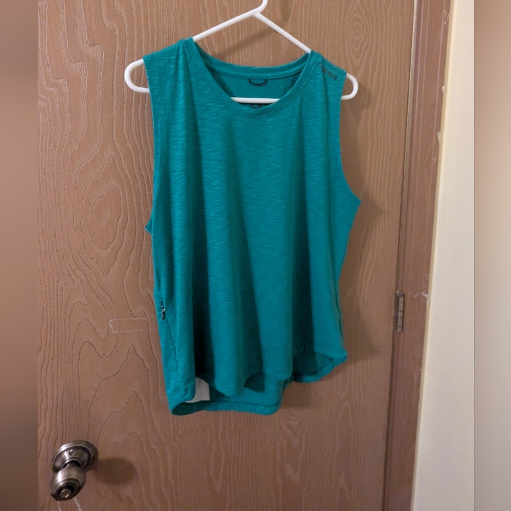 Club Ride Green Sleeveless MTB Jersey Women's Large